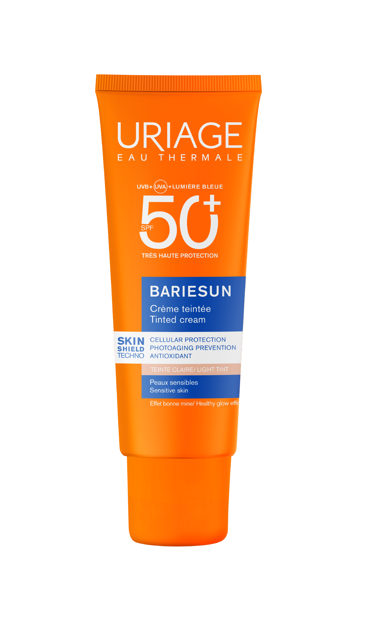 URIAGE BARIESUN SKIN SHIELD тонирана защита за лице SPF50+ светъл 50ml