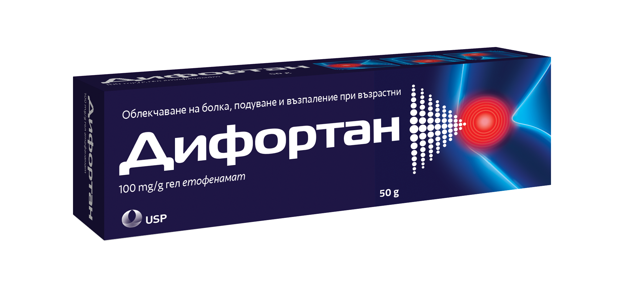 DIFORTAN gel 100mg/g 50g