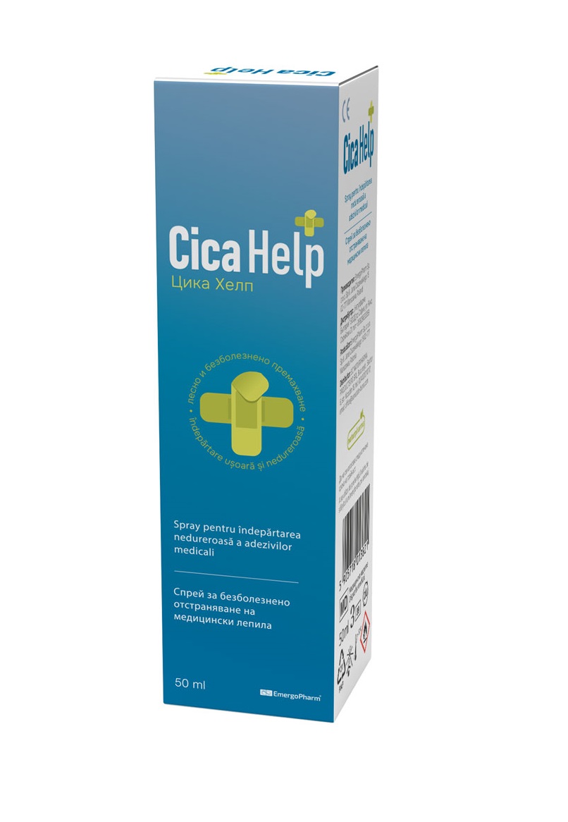 NATURPHARMA CICA HELP Spray for painless patch removal 50ml