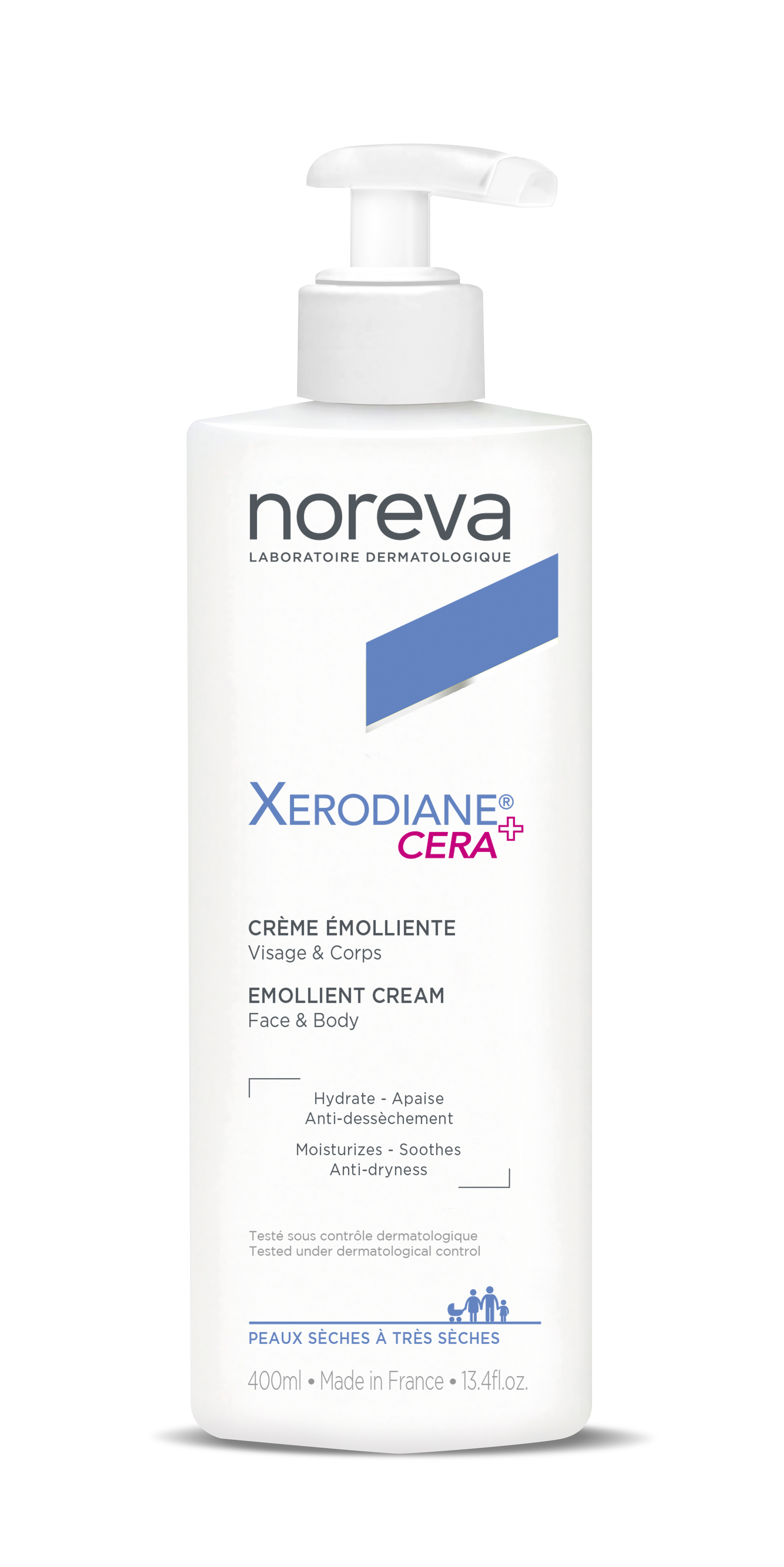 NOREVA XERODIANE CERA AP+ емолиентен крем за много суха и атопична кожа 400ml/P01984