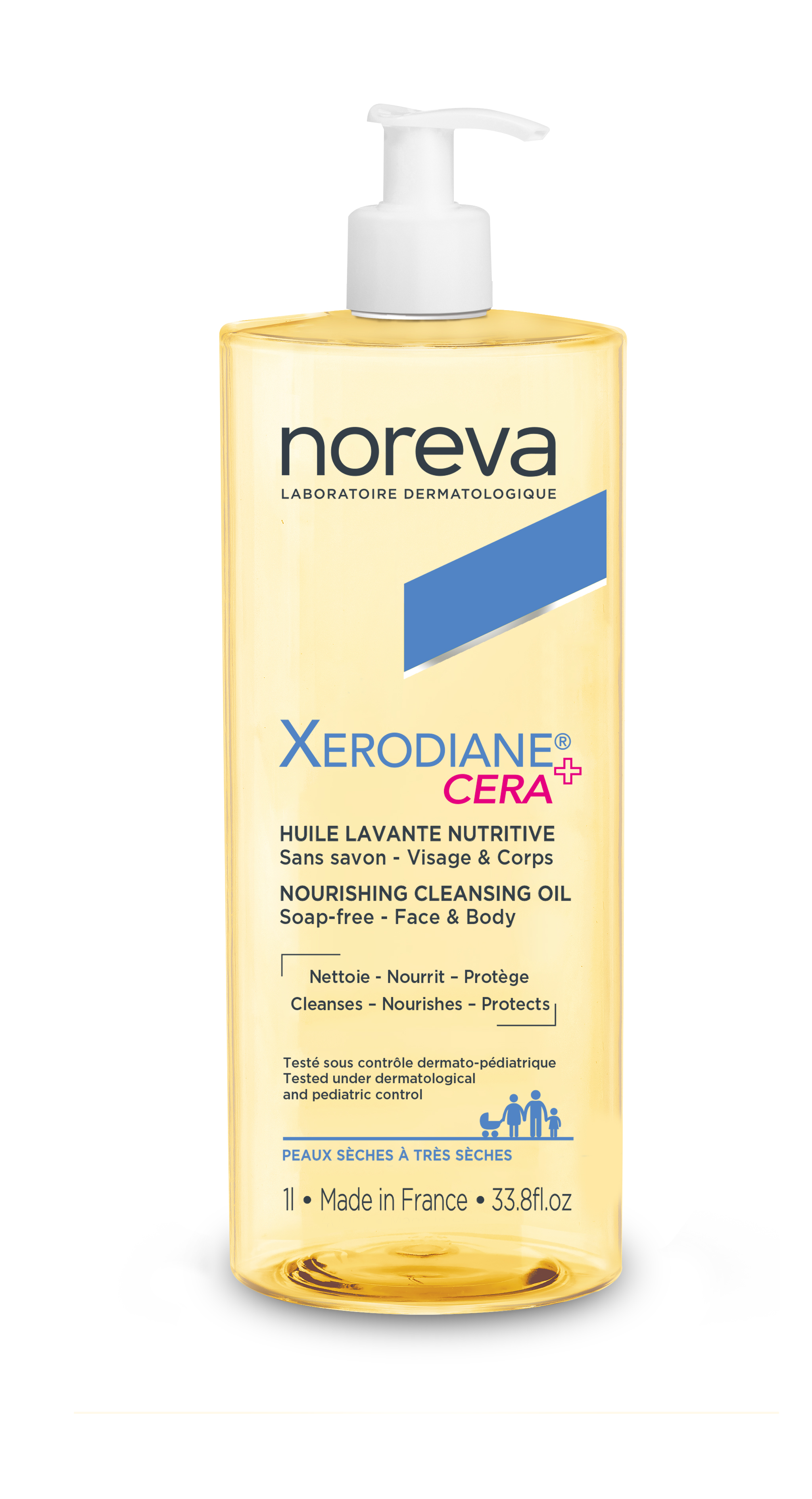 NOREVA XERODIANE CERA AP+ Измивно олио за суха и атопична кожа 1L/P01987