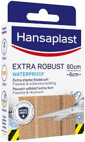 HANSAPLAST EXTRA ROBUST изкл.издръжлив пластир х 8