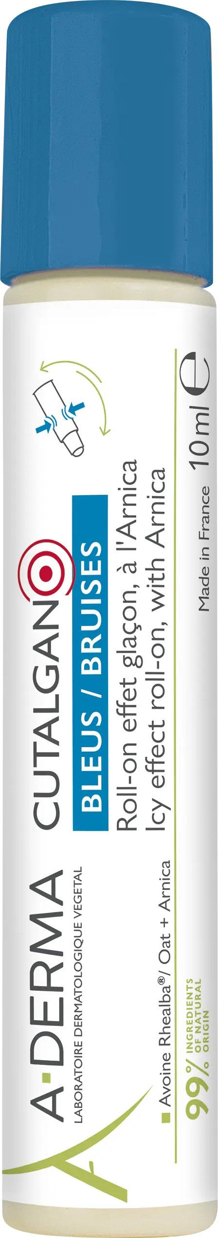 A-DERMA CUTALGAN roll-on for bruises with arnica 10ml