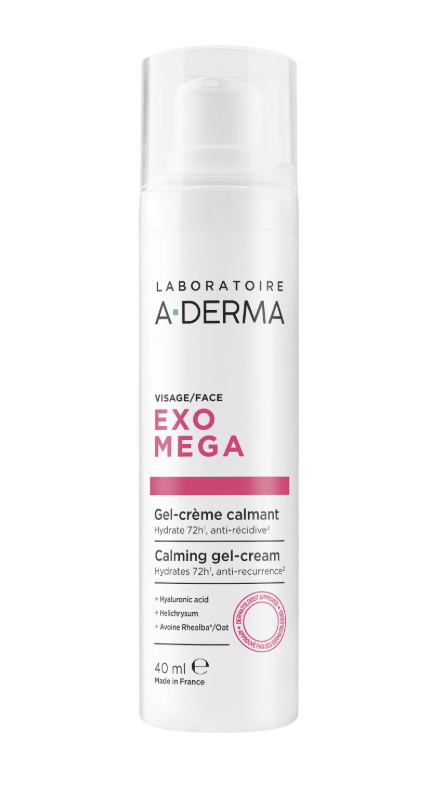 A-DERMA EXOMEGA успокояващ хидратиращ гел-крем 40ml