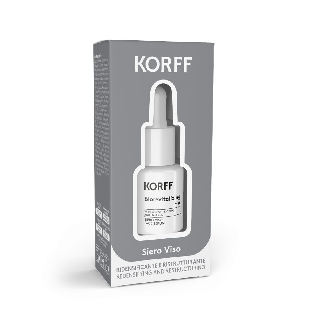 KORFF ONE SHOT BIOREVITALIZING HA FACE SERUM 10ML /01680-