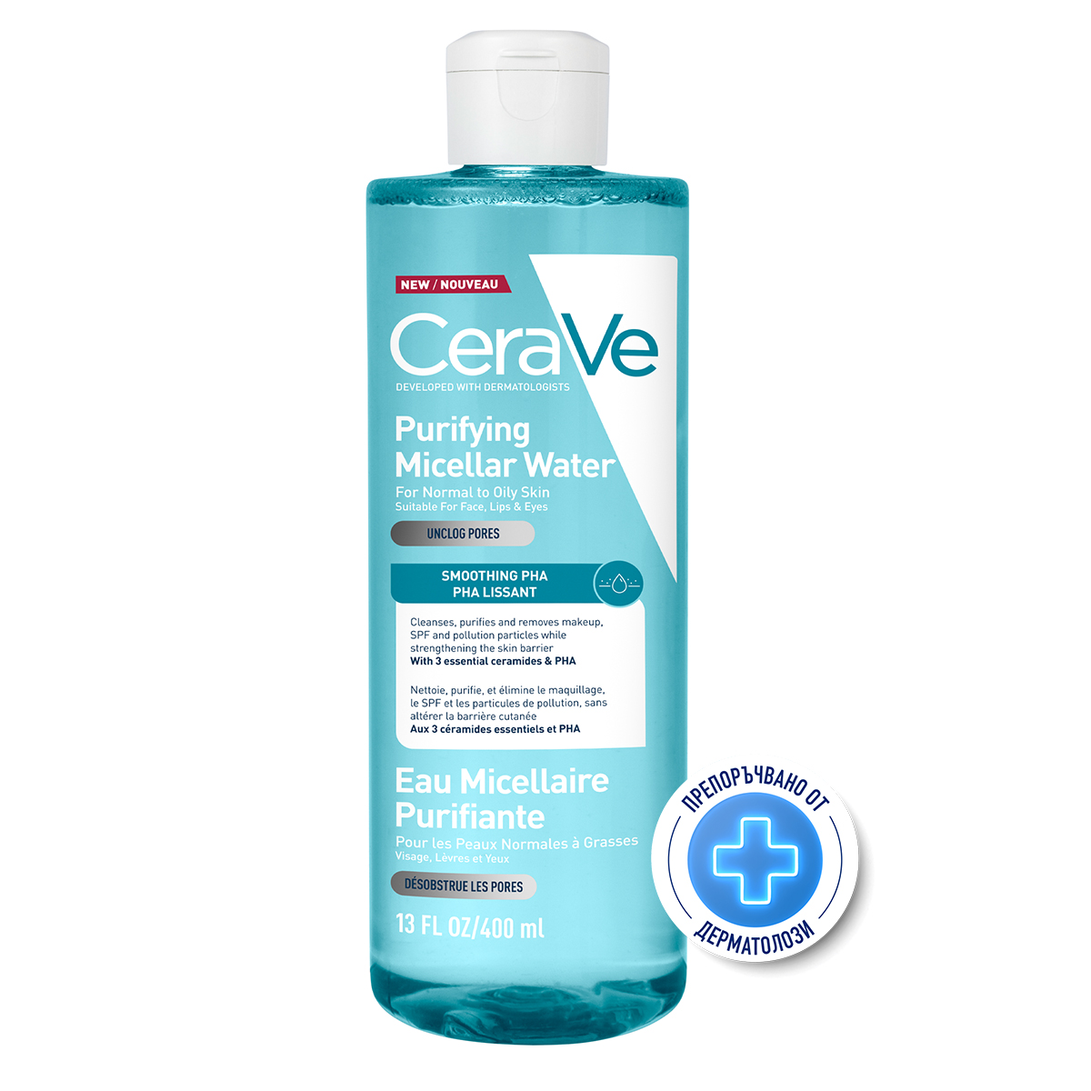 CERAVE почистваща мицеларна вода за нормална до мазна кожа 400ml
