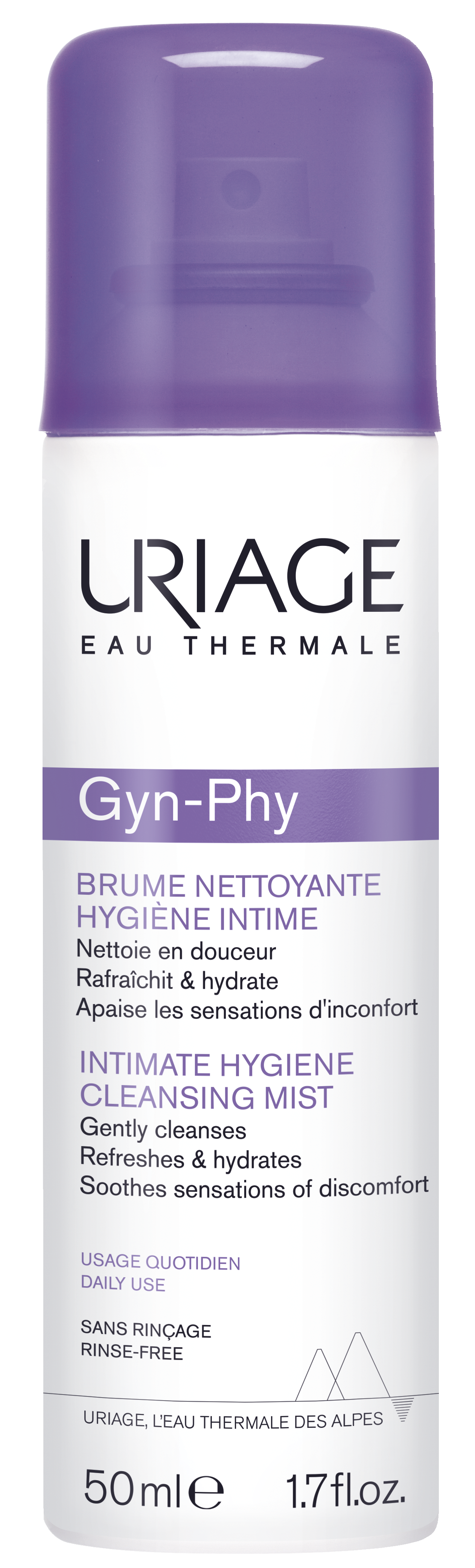 URIAGE GYN-PHY почистващ аерозол за интимна хигиена 50ml