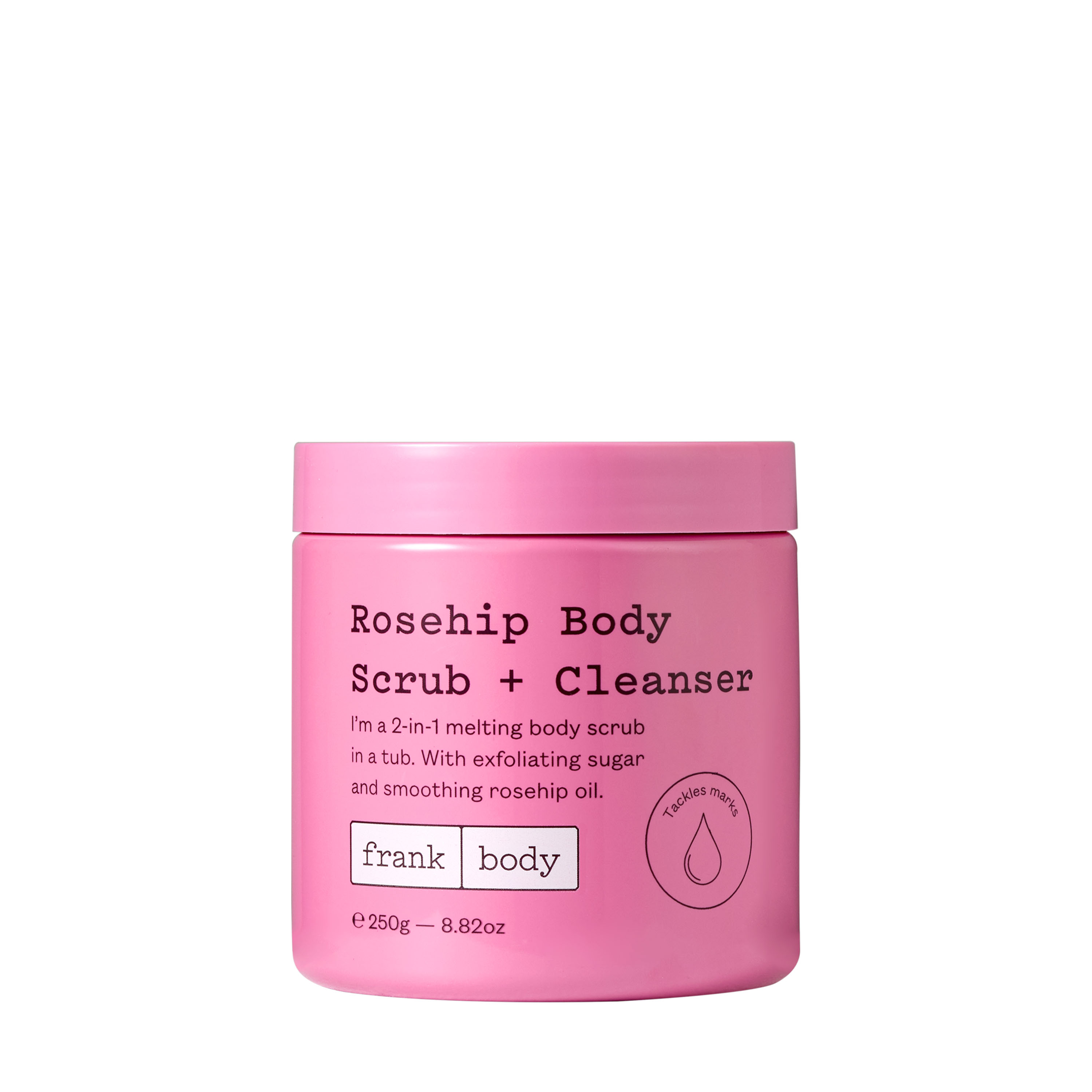 FRANK BODY Скраб и Почистващ продукт за тяло с ШИПКА 250g