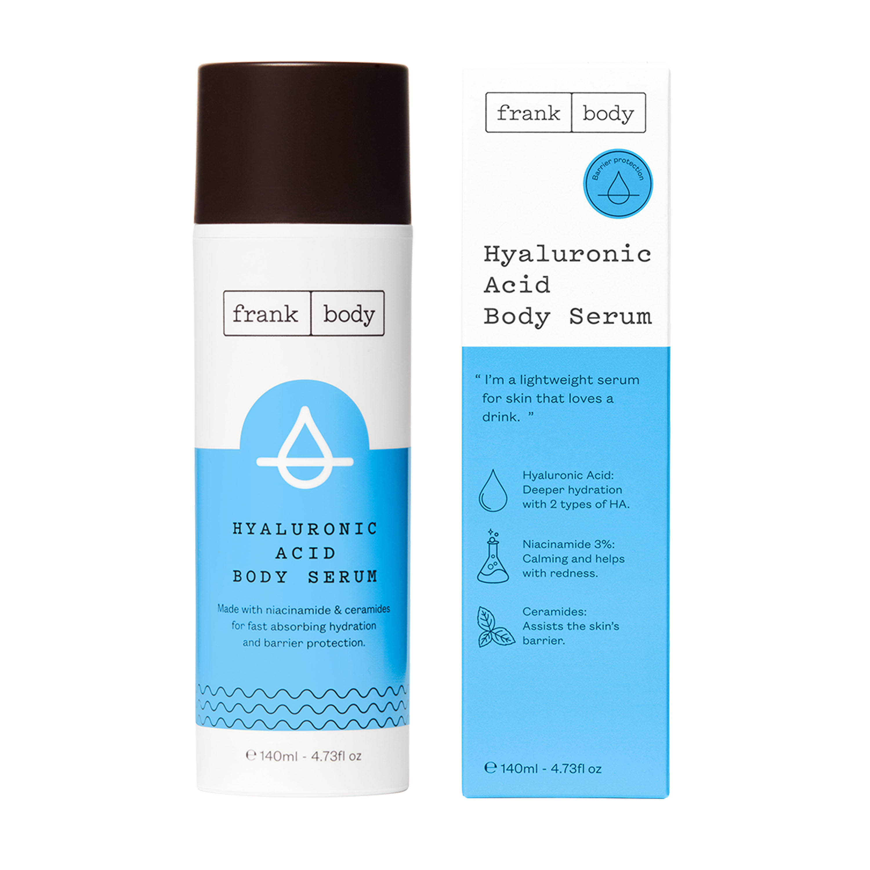 FRANK BODY Серум за тяло с ХИАЛУРОНОВА КИСЕЛИНА 140ml