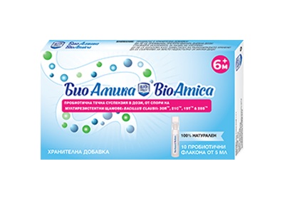 BIOAMICA ерорална суспензия / капки 5ml x 10 fl