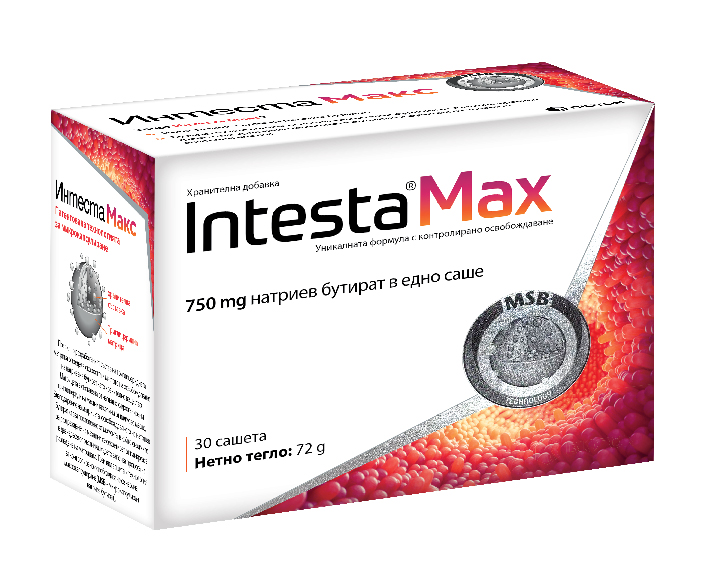 INTESTA MAX метабиотик за перфектно чревно здраве x 30 sach