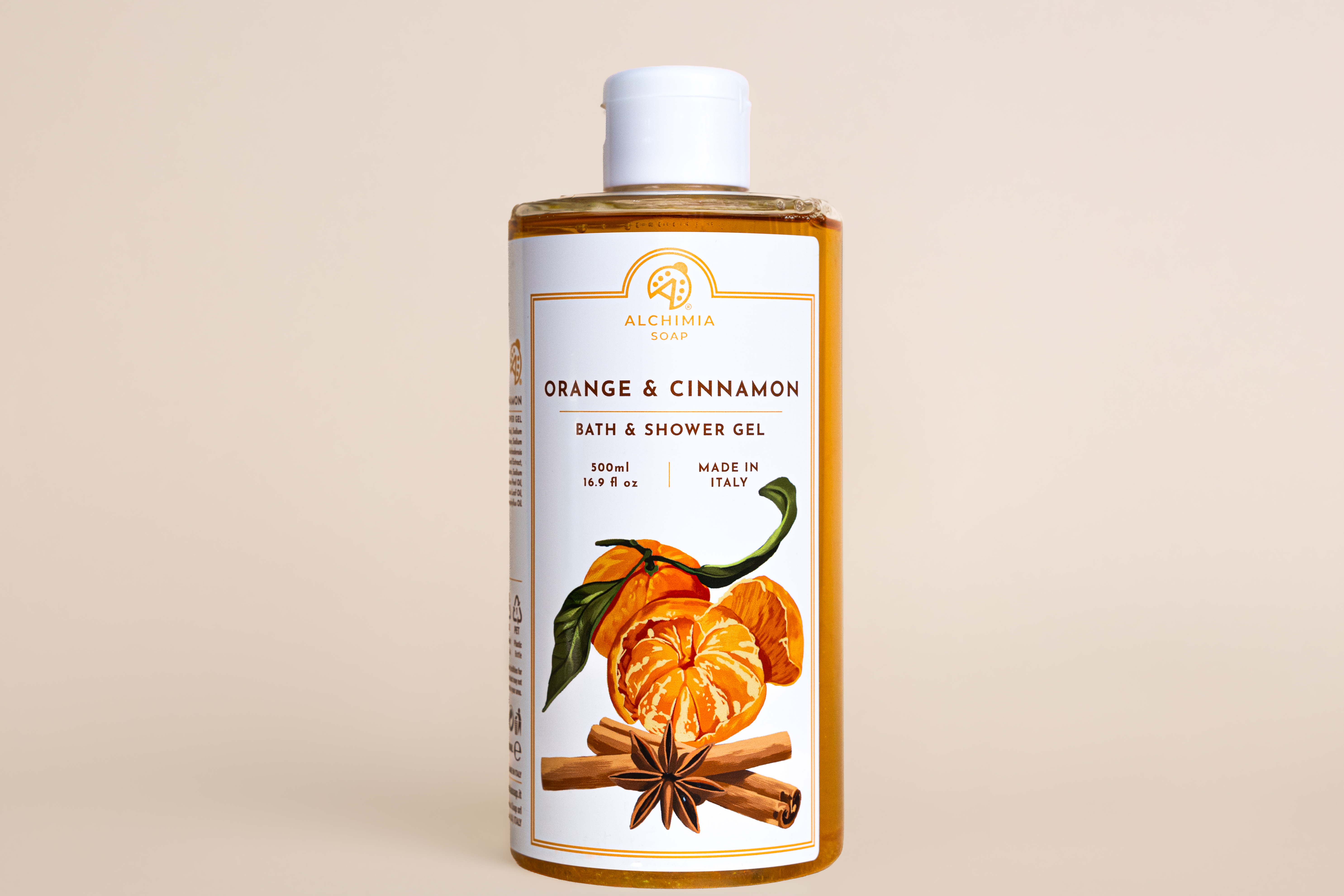 ALCHEMIA BATH & SHOWER GEL КАНЕЛА С ПОРТОКАЛ 500 ml