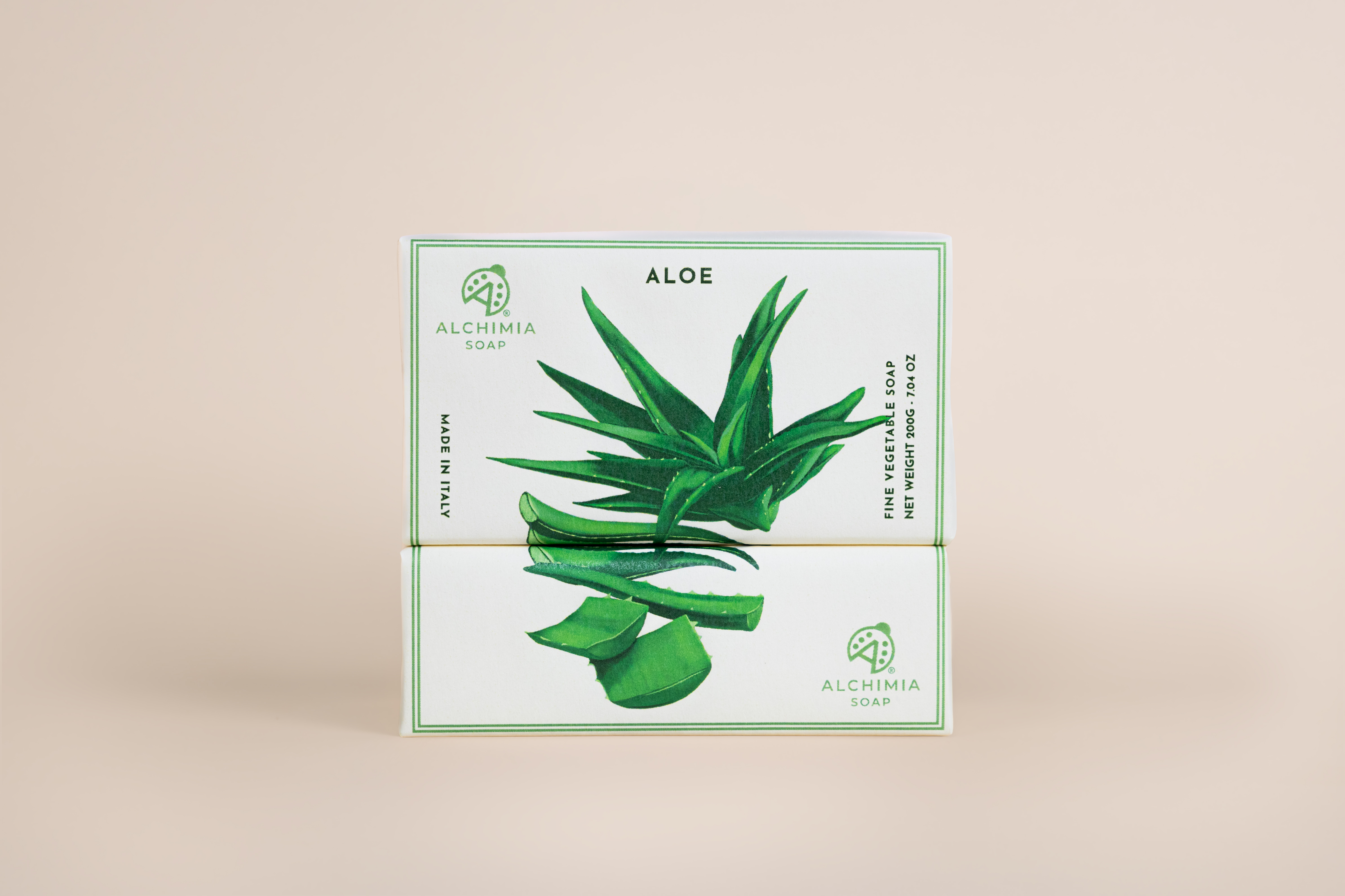 ALCHEMIA VEGETAL SOLID SOAP АЛОЕ 200 gr