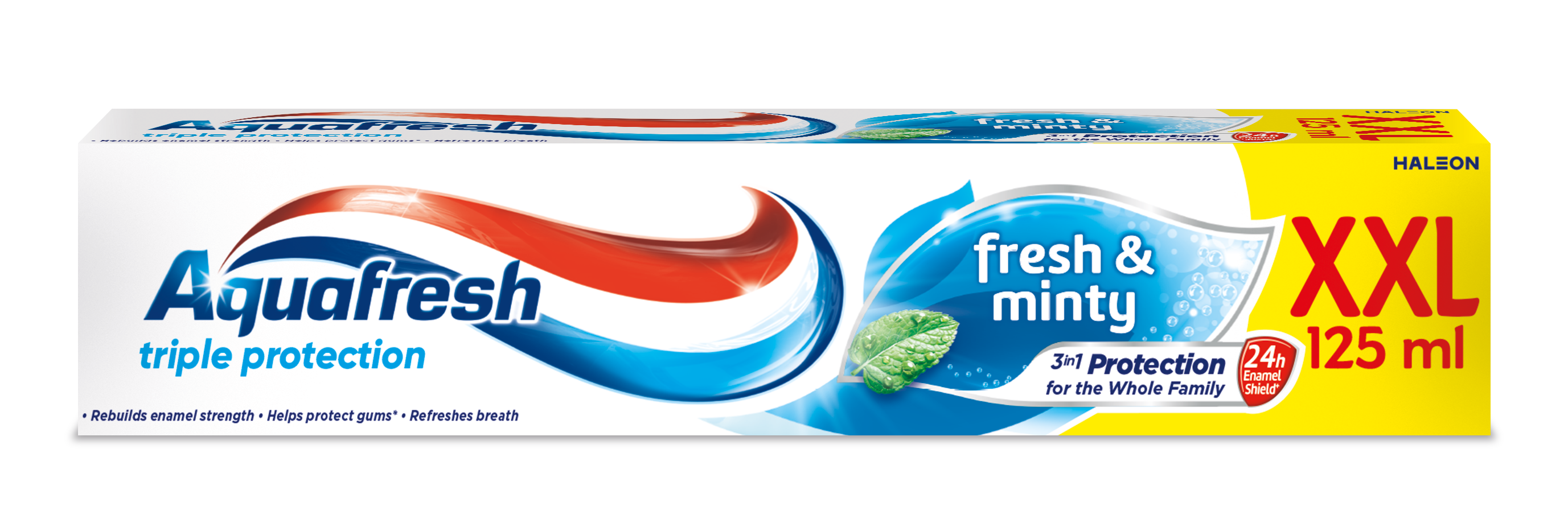 AQUAFRESH TRIPLE PROTECTION FRESH & MINTY blue 125ml