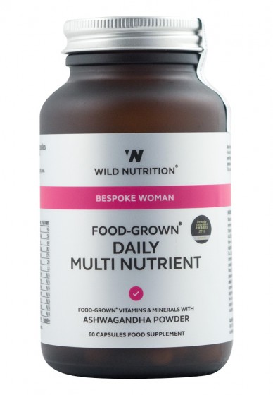 WILD NUTRITION FOOD-GROWN Daily Комплекс за жени Мултивитаминна формула x 60 caps