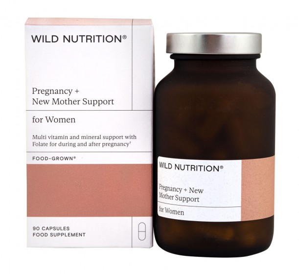 WILD NUTRITION FOOD-GROWN Комплекс Бременност Мултивитаминна формула с минерали x 90 caps