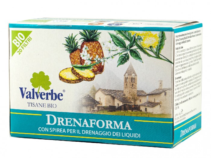 VALVERBE TEA Отводняващ чай DRENAFORMA БИО, филтър х 20