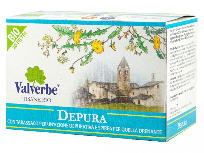 VALVERBE TEA Пречистващ чай с корен от глухарче БИО, филтър х 20