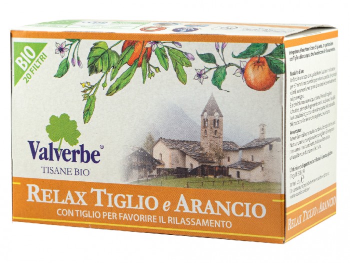 VALVERBE TEA Отпускащ чай от липа и портокал БИО, филтър х 20