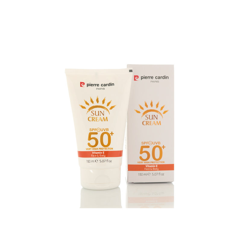 PIERRE CARDIN Слънцезащитен крем лице и тяло 50+ SPF 150 ml