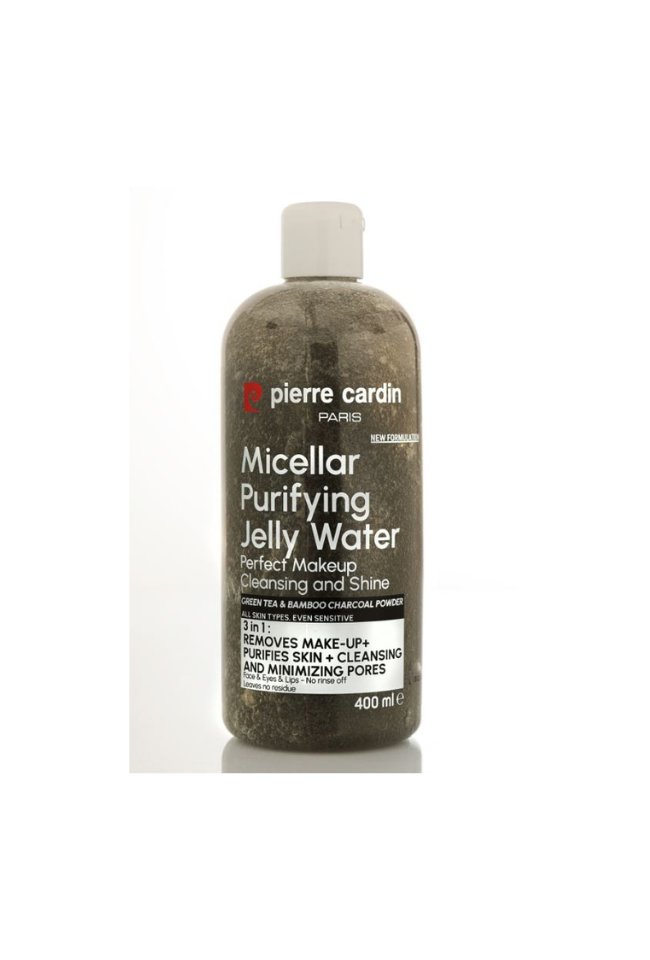 PIERRE CARDIN Млицеларна вода за лице ВЪГЛЕН НА ПРАХ И ЗЕЛЕН ЧАЙ 400 ml