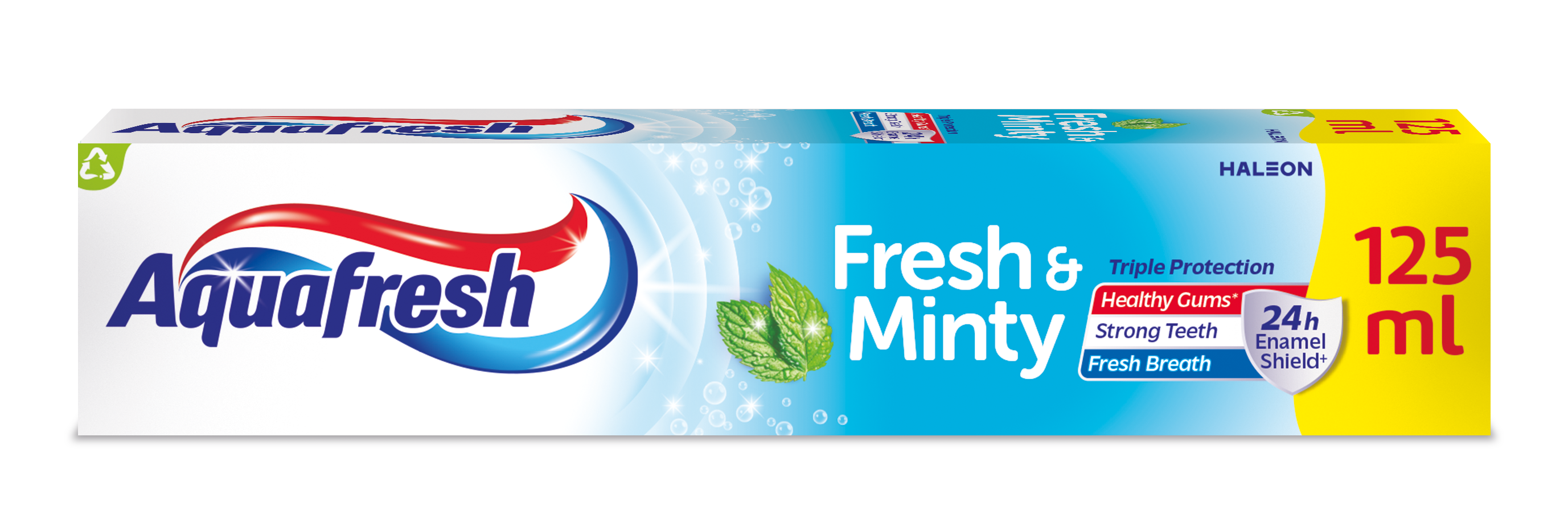 AQUAFRESH TRIPLE PROTECTION FRESH & MINTY blue 125ml