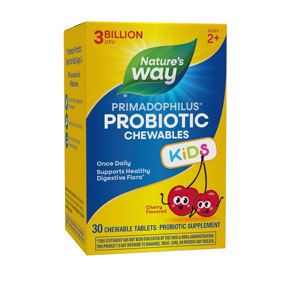 NATURES WAY PRIMADOPHILUS KIDS cherry 68mg x 30 tabl