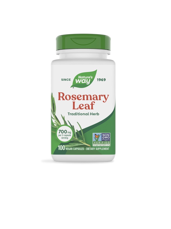 NATURES WAY ROSEMARY rosemary 400mg supports brain functions x 100 caps
