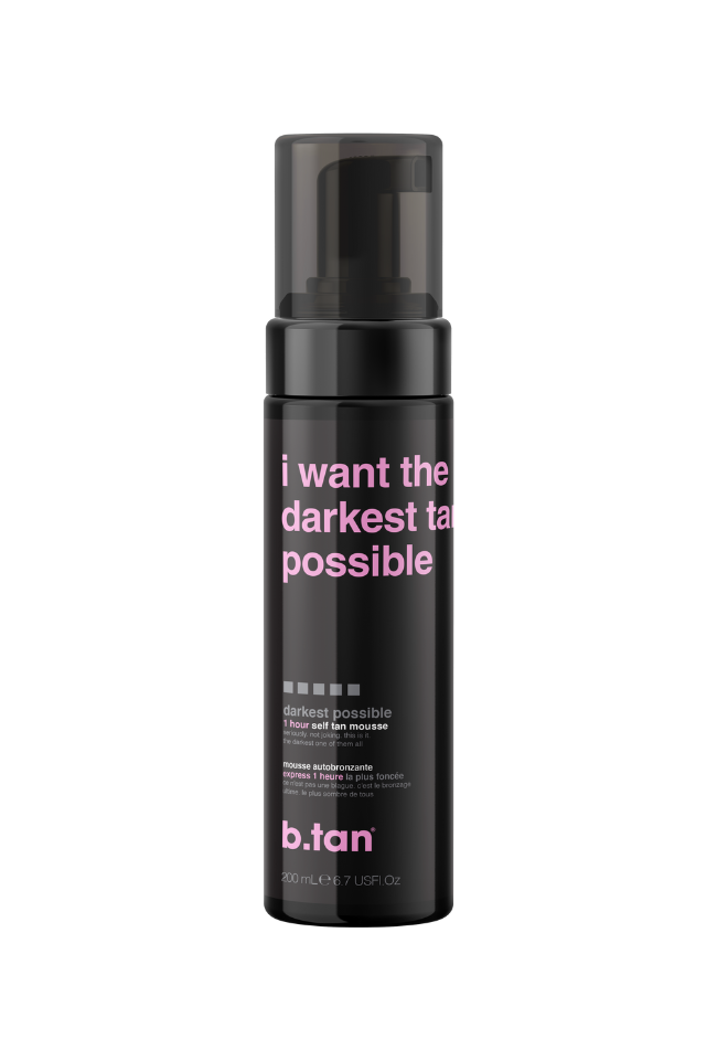 B.TAN STM Мус автобронзант i want the darkest tan possible ВЪЗМОЖНО НАЙ-ТЪМЕН 200 ml