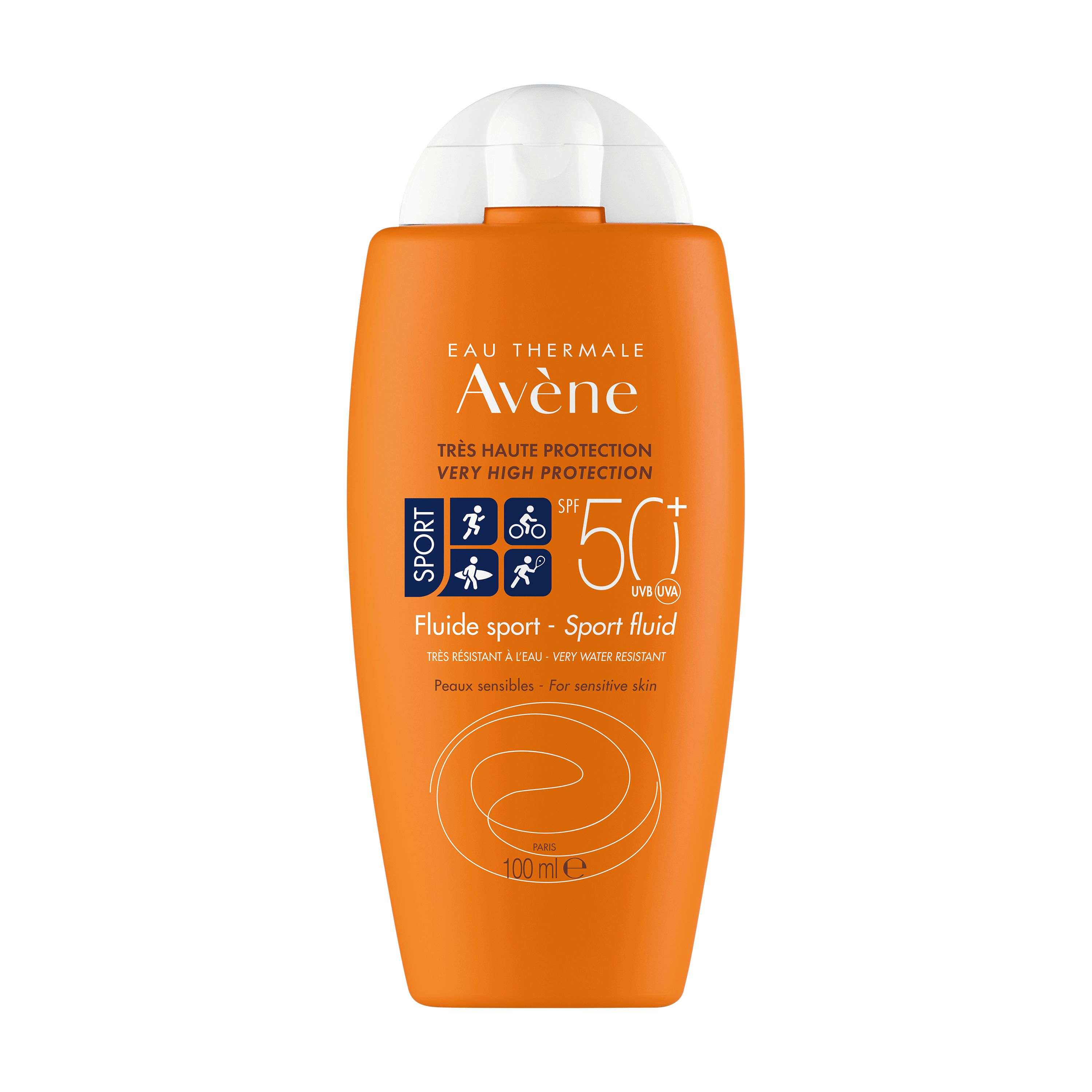AVENE SUN FLUID SPORT SPF50+ флуид с много висока слънцезащита 100ml