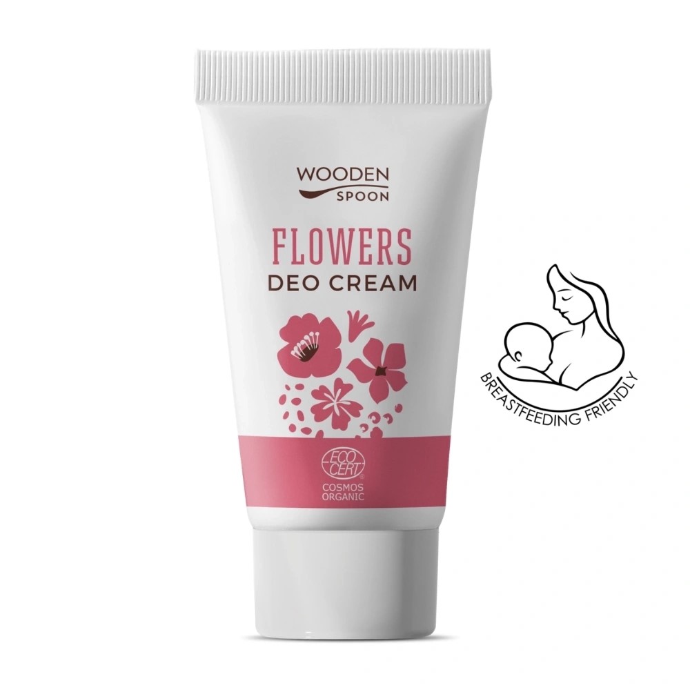 WOODEN SPOON Био крем дезодорант Flowers 40 ml