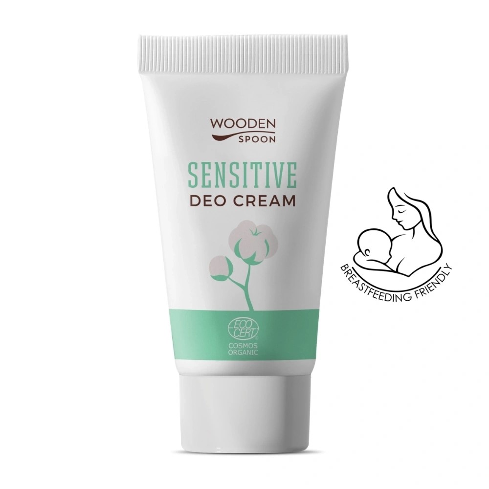 WOODEN SPOON Био крем дезодорант Sensitive 40 ml
