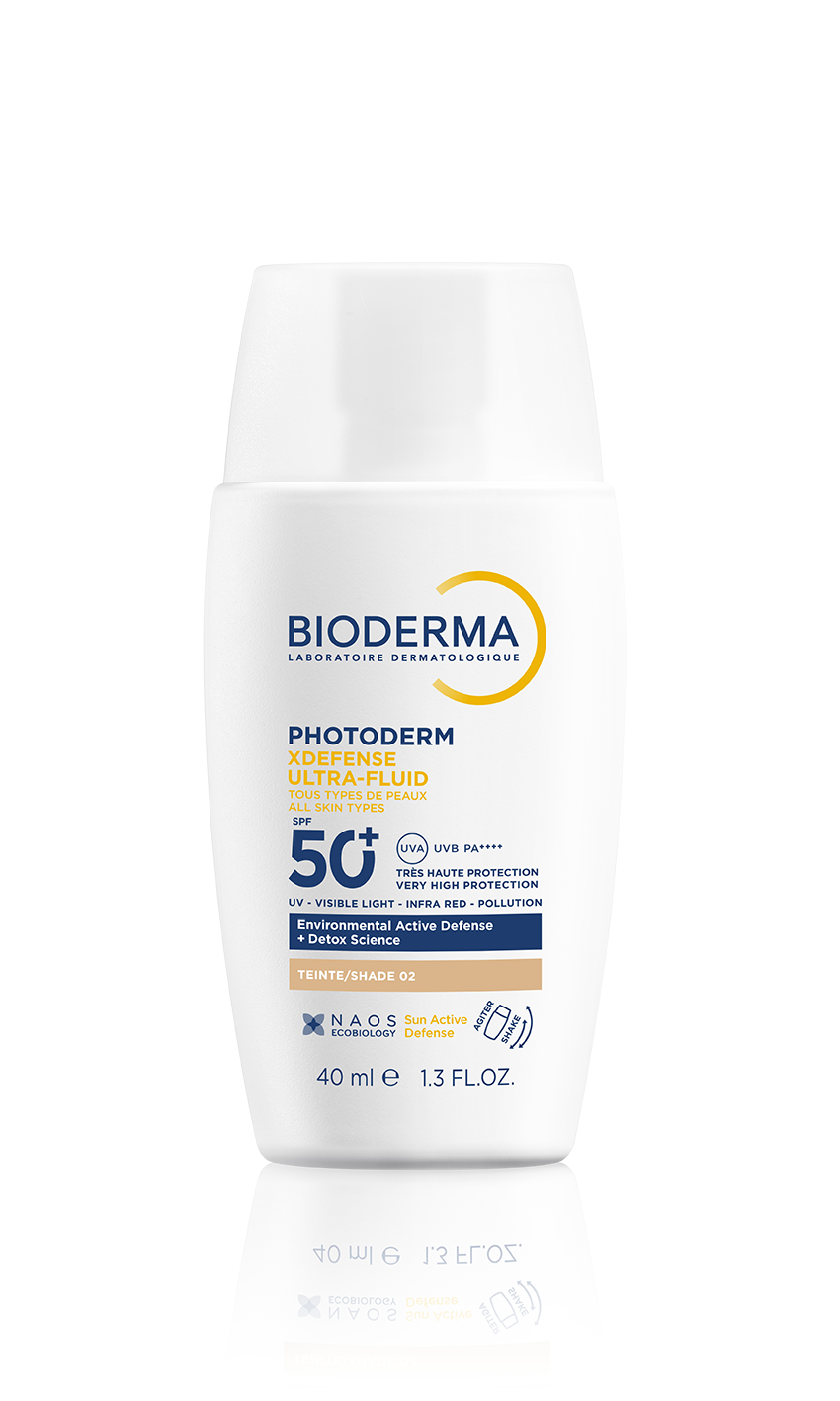 BIODERMA PHOTODERM XDEFENCE SPF50+ слънцезащитен ултрафлуид за лице светъл 40ml