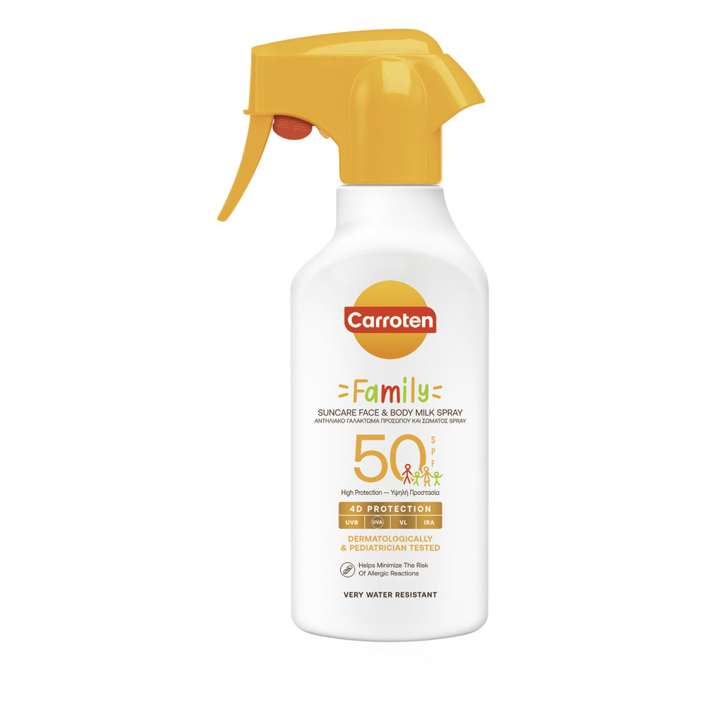 CARROTEN FAMILY SPF50 Слънцезащитно мляко спрей 270ml