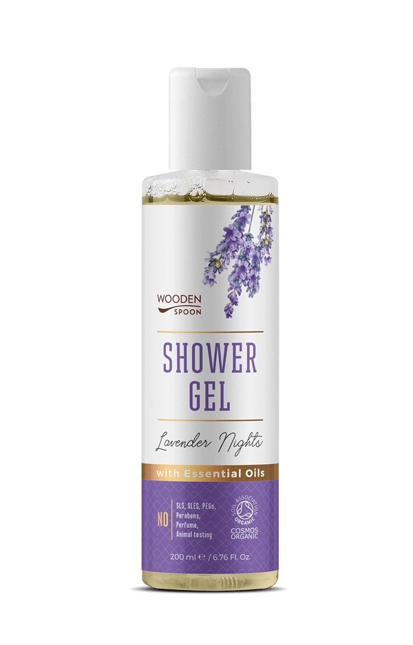 WOODEN SPOON Shower gel Lavender Nights 200 ml