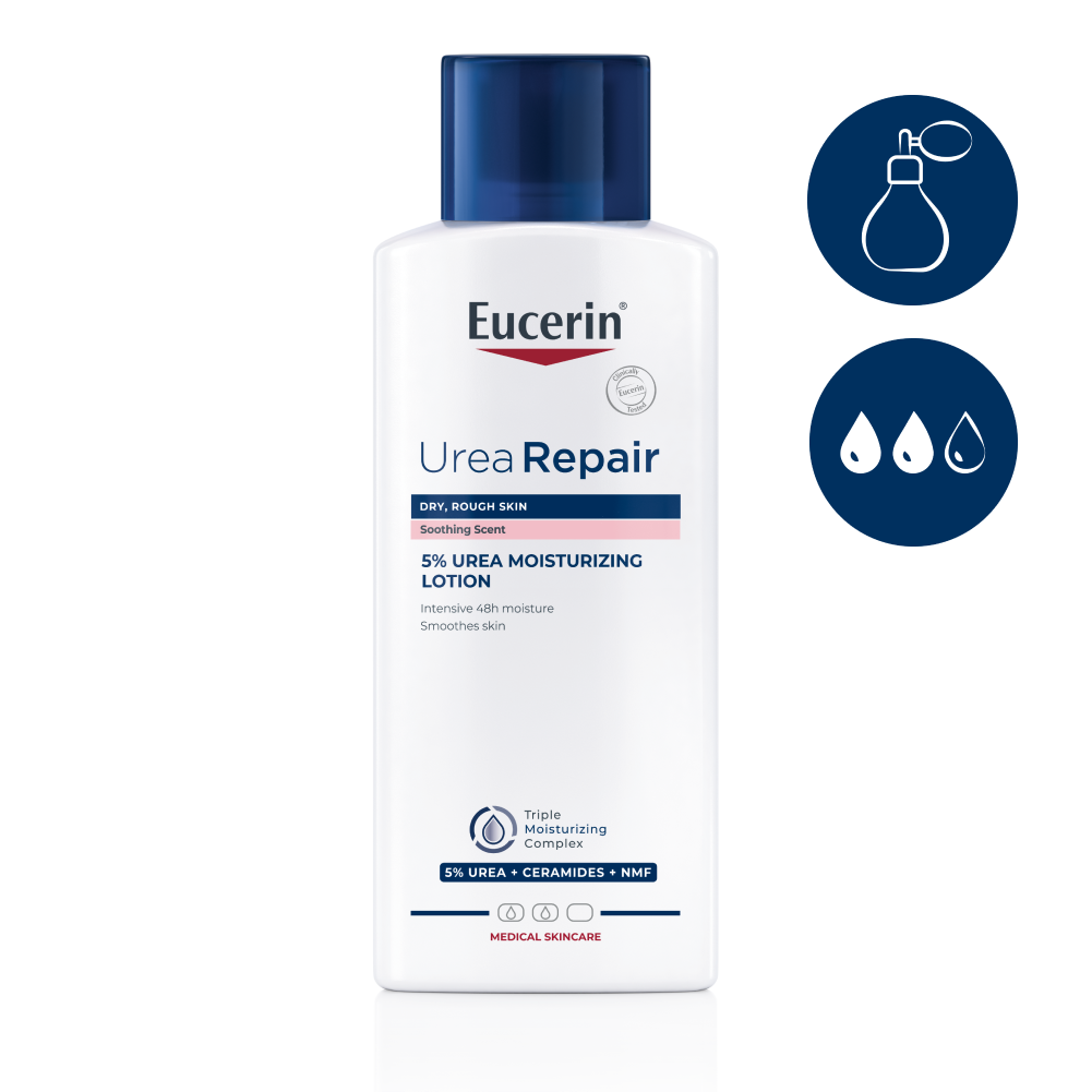 EUCERIN UREAREPAIR Plus 5% лосион за тяло с аромат  за суха кожа 250ml