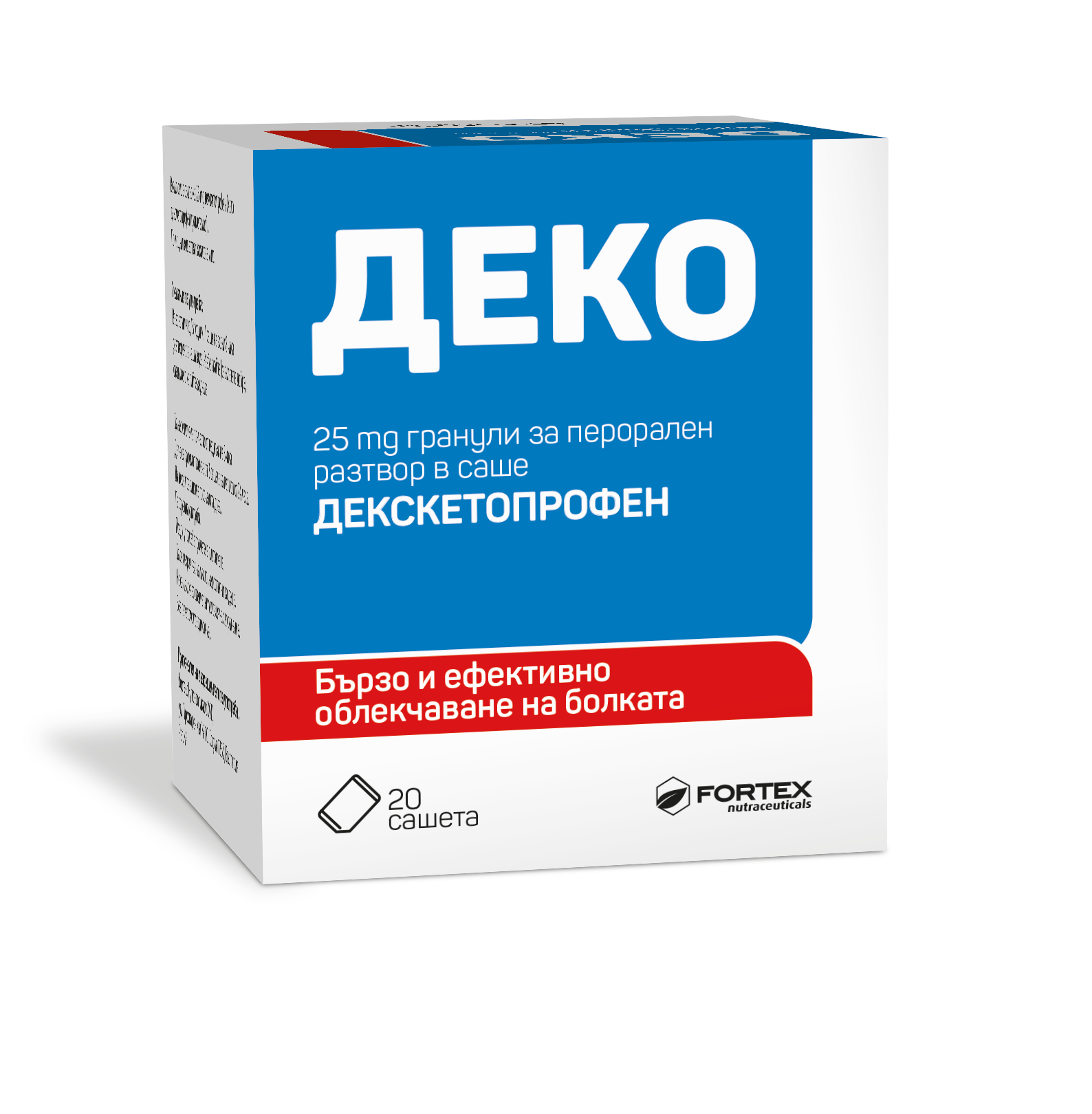 FORTEX DEKO for pain relief x 20 sachets