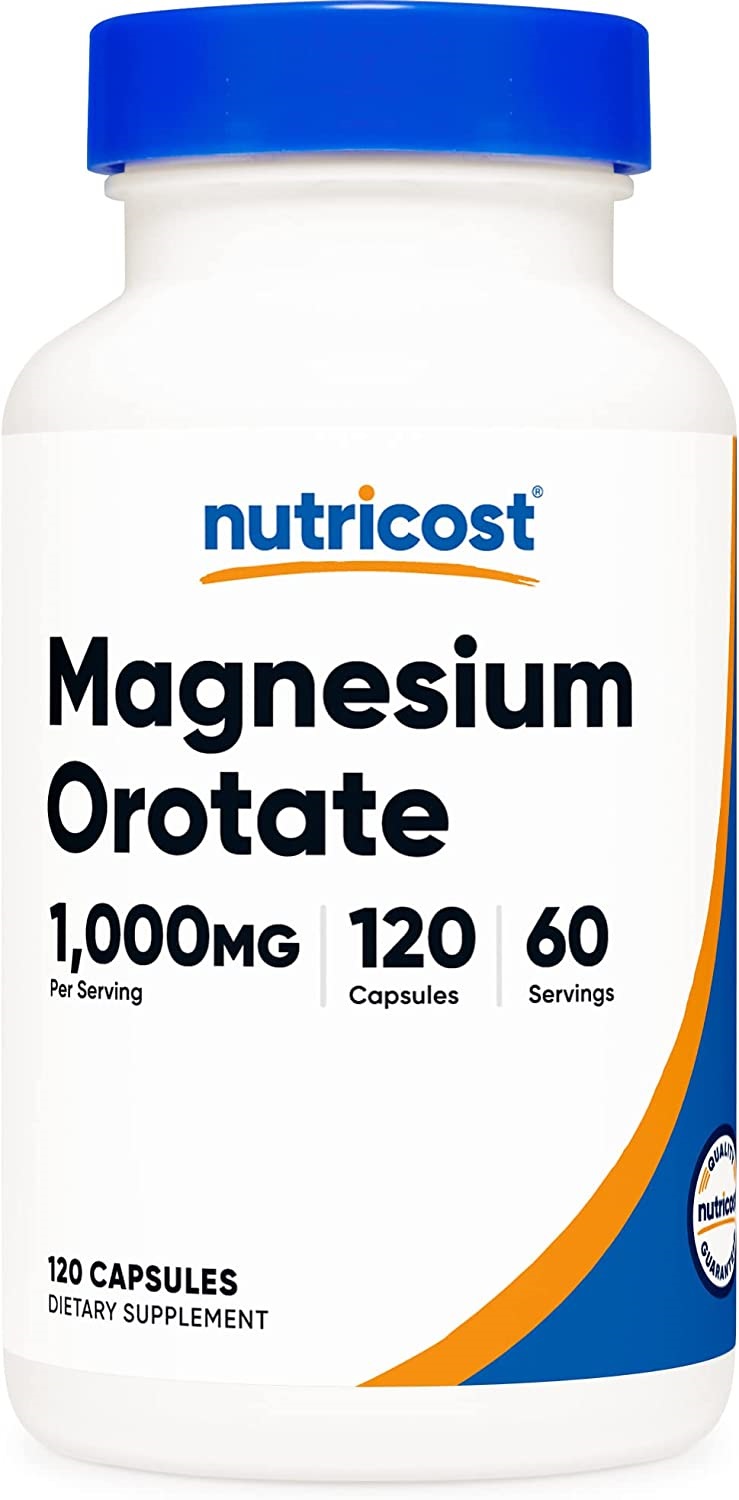 NUTRICOST MAGNESIUM OROTATE Магнезий Оротат Мускулна и сърдечно-съдова система х 120 caps