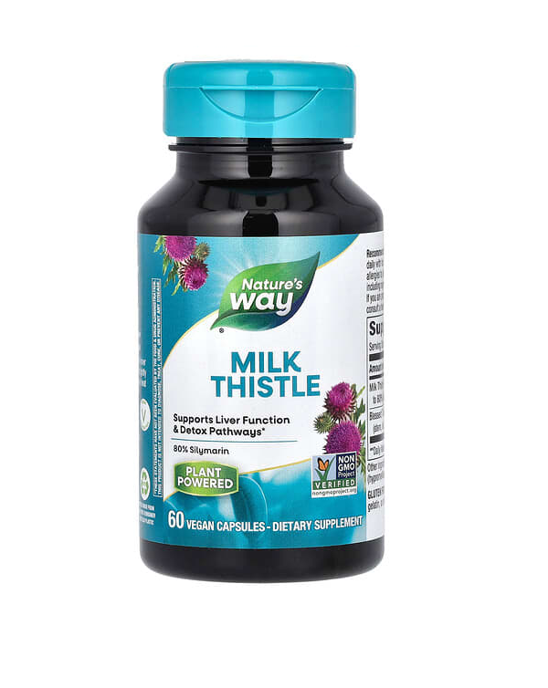 NATURES WAY MILK THISTLE milk thistle 355mg x 60 caps