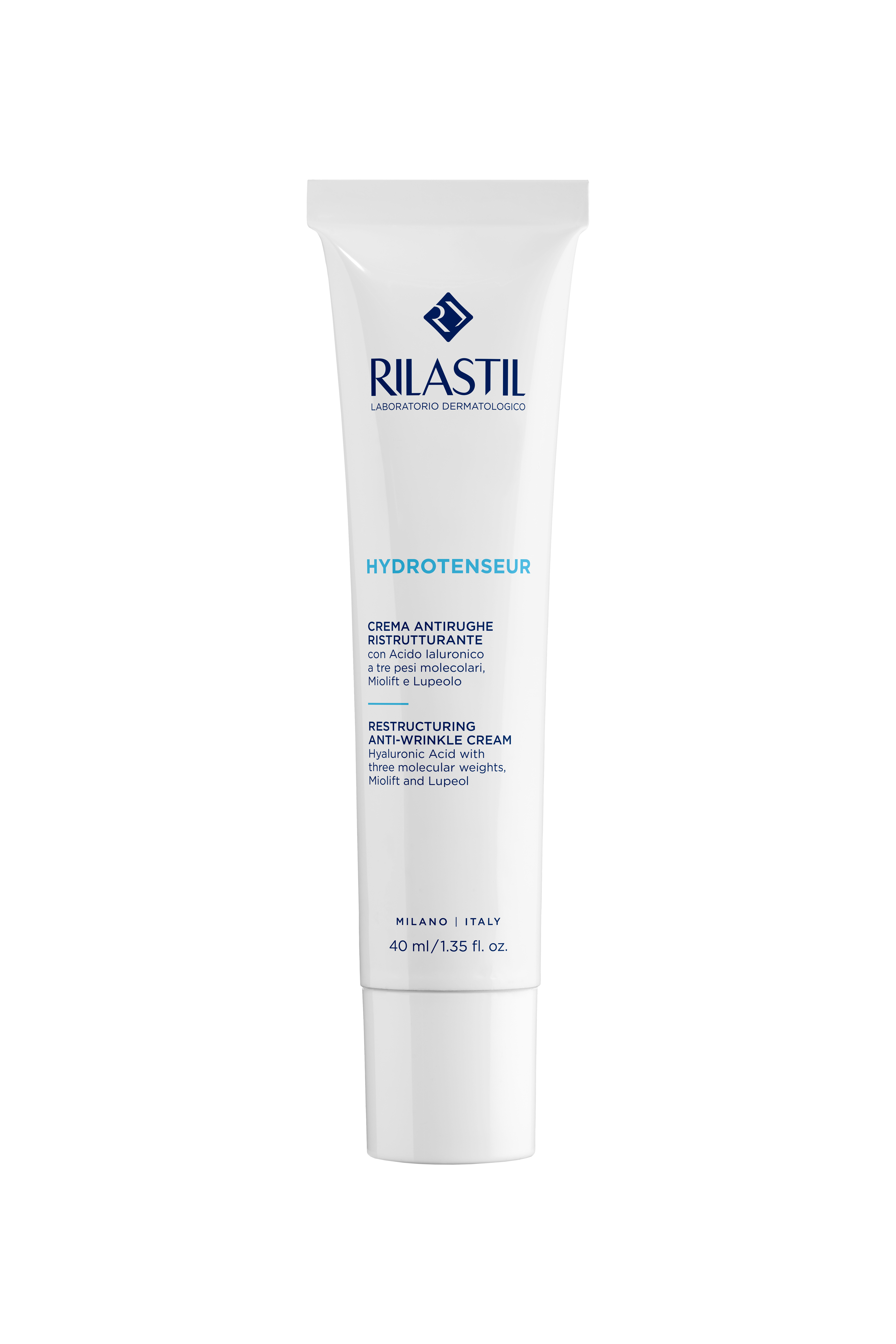 RILASTIL HYDROTENSEUR ANTI WRINKLES+ CREAM хидратиращ и подхранващ крем за нормална кожа 40 ml