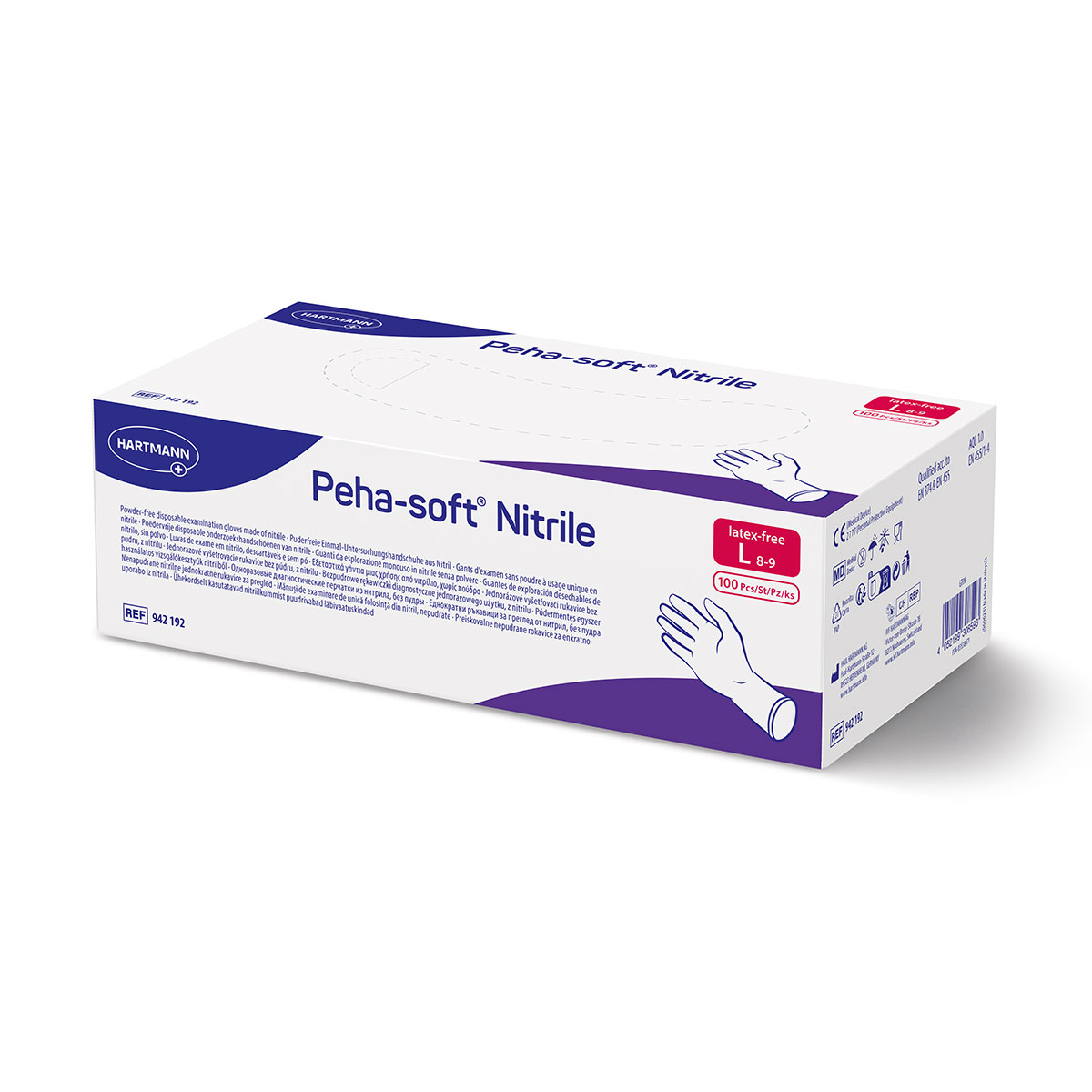 HARTMANN РЪКАВИЦИ сини нестер, без латекс/пудра L х 100 /942192