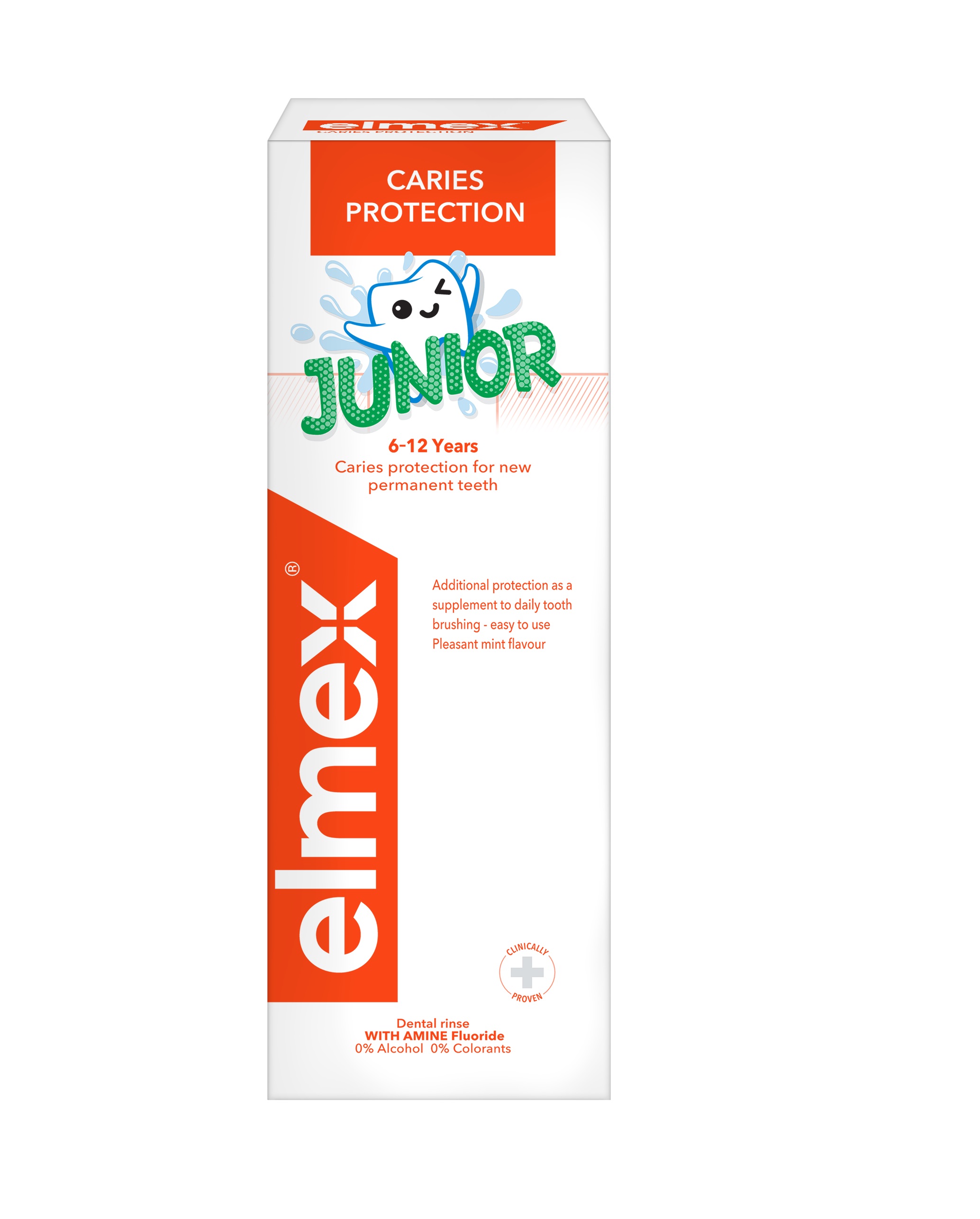 ELMEX JUNIOR Вода за уста 6-12г 400ml