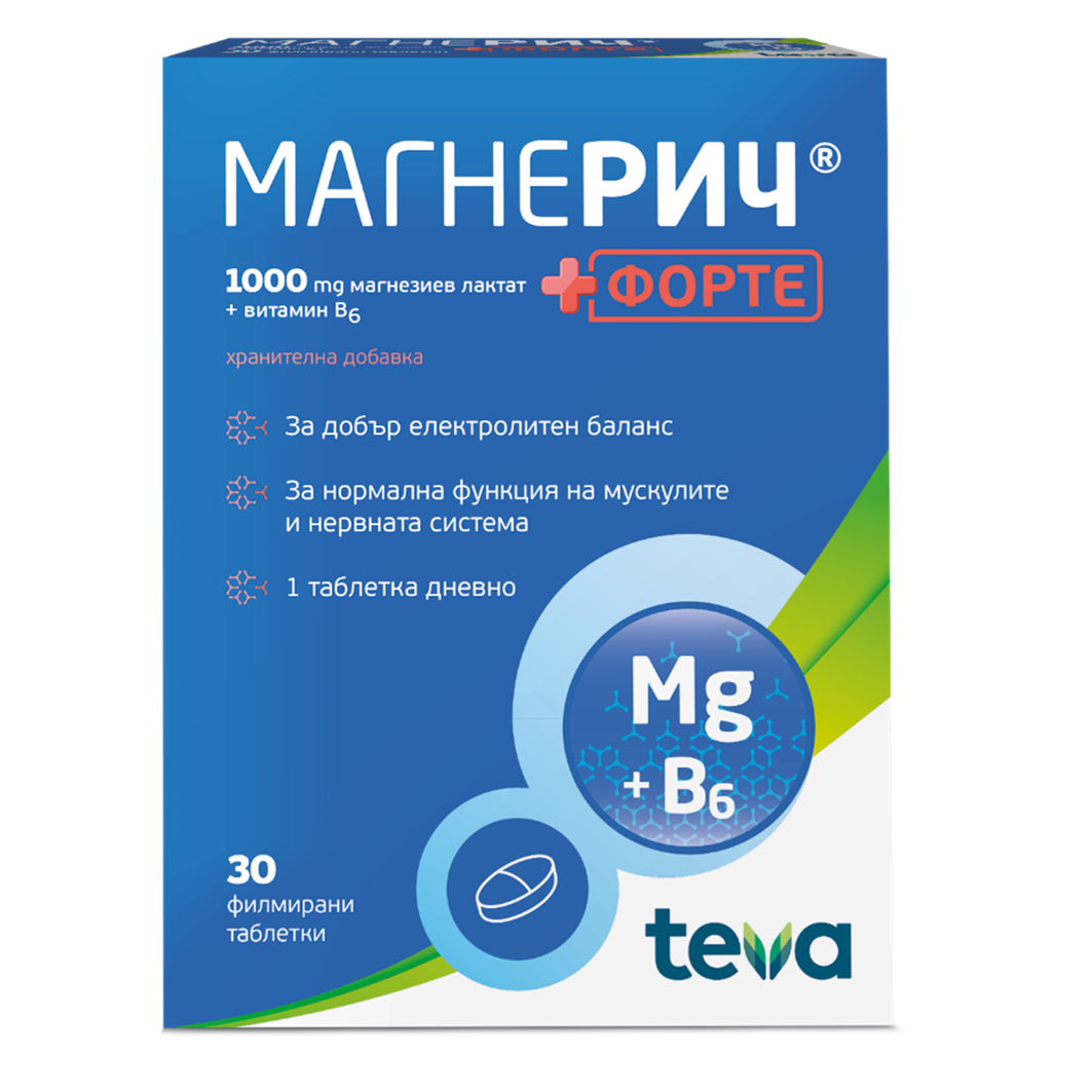 MAGNERICH Forte 1000mg/3mg x 30 tabl