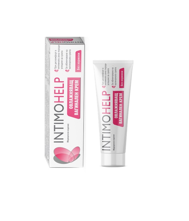 INTIMO HELP овлажняващ вагинален крем без хормони 50ml