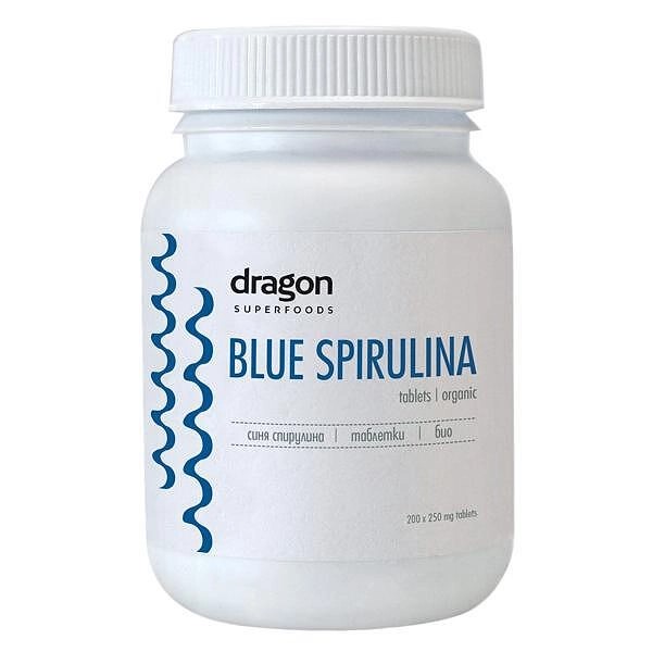 DRAGON SUPERFOODS Синя спирулина на таблетки 250mg x 200 tabl