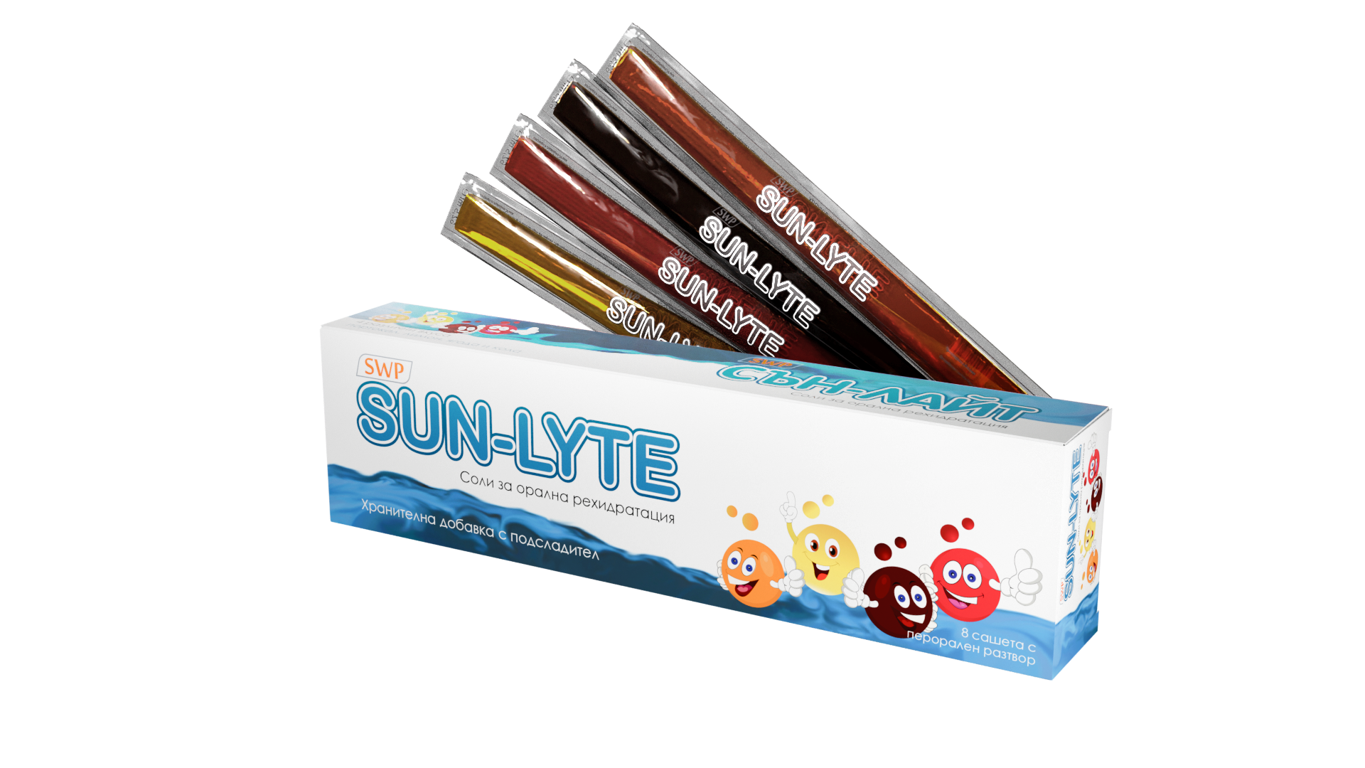 SWP SUN-LYTE соли за рехидратация х 8 sach