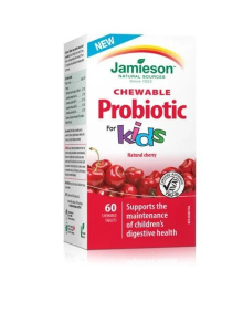 JAMIESON PROBIOTIC KIDS пробиотик за деца с вкус на череша x 60 chew tabl