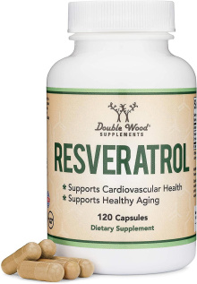 DOUBLE WOOD Resveratrol Ресвератрол за сърце x 120 caps