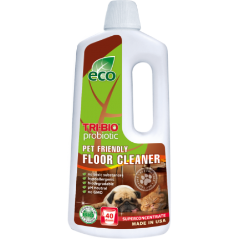 TRI-BIO Probiotic floor cleaner Pet Friendly, plastic bottle, 890ml