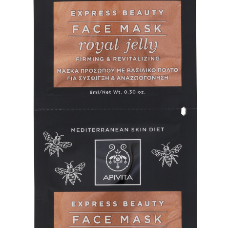 APIVITA Firming and revitalizing face mask with royal jelly 2x8ml pack x 6